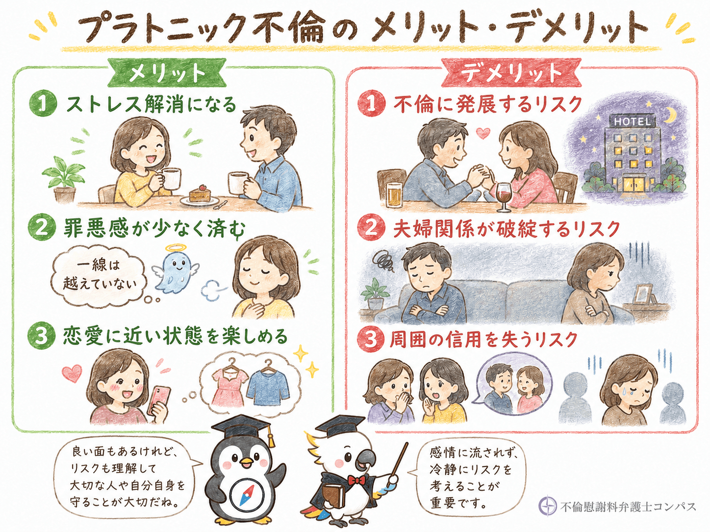 ４章　プラトニック不倫をするメリット３つデメリット３つ